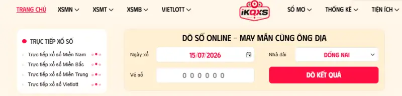 Cách in vé dò xổ số trên KQXS