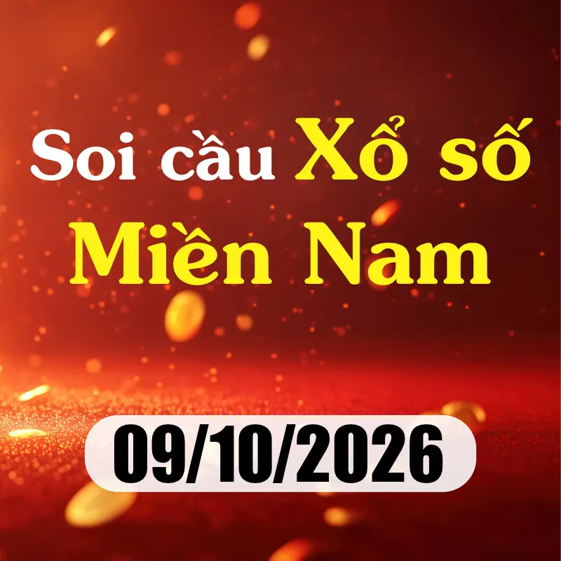 Soi cầu XSMN 09/10/2026 – Dự đoán xổ số Vĩnh Long, Bình Dương, Trà Vinh