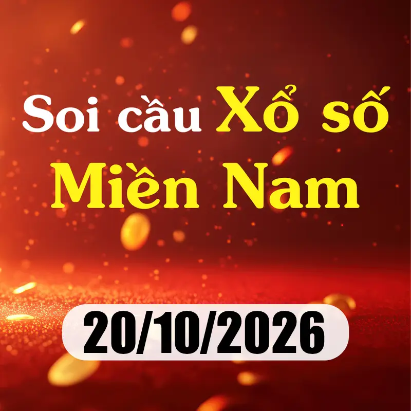Soi cầu XSMN 20/10/2026 – Dự đoán xổ số Bến Tre, Vũng Tàu, Bạc Liêu